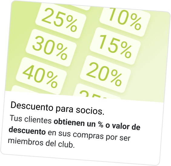 Descuentos para socios